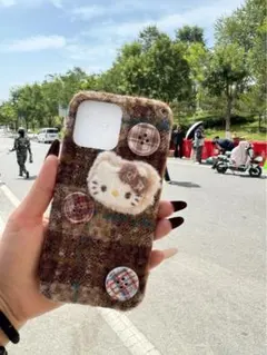 ハローキティ モチーフ iPhoneケース16pro