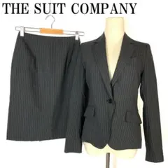 THE SUIT COMPANY スカートスーツ グレー 38 36 B7581
