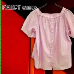 ❤特価✨美品✨フレディエミュ　ハーフバルーンカットソーシャツ　Sサイズ　ピンク色のサムネイル