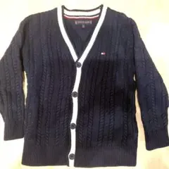 TOMMY HILFIGER ネイビー カーディガン 110