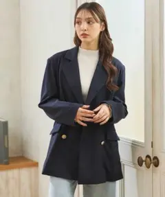 新品　ミドル丈テーラードジャケット　INGNI M