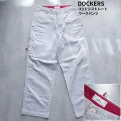 【DOCKERS】コットンストレートパンツ サイドポケット W30/L30