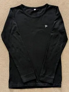 TOPVALU 子供用 長袖カットソー 黒 150cm