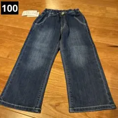 新品未使用　キッズ　デニムパンツ　ジーンズ　100㎝　エルコペックのサムネイル