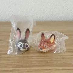 ディズニー キャラクター　ファッションリング ズートピアセット