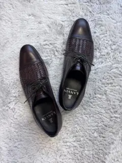 Lanvin Collection ダークブラウン 革靴のサムネイル