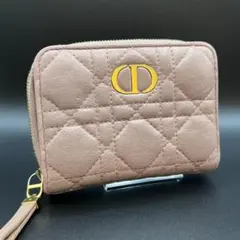 V*a様 Dior ディオール カロ ダリア ウォレット カナージュ ピンク 財