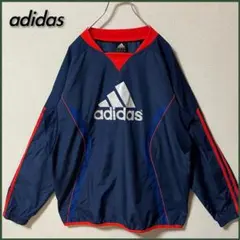 【良品】 adidas アディダス ビッグロゴ ３ストライプス ピステトップ