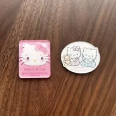 ハローキティ 50周年記念 ステッカー 2枚セット(シークレット有)