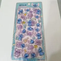 プチドロップステッカー　シール　スティッチ　ディズニー