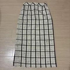 NATURAL BEAUTY BASIC ツイードスカート