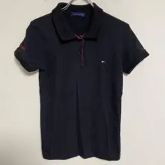 TOMMY HILFIGER ブラック 半袖ポロシャツ XL（S相当）レディースのサムネイル