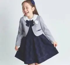 美品✨️ショパン 現行 フォーマルワンピース セット　130 入学式 4点セット