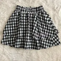 【美品】JENNI LOVE キッズ150 スカート フレア　ミニ　レーヨン混