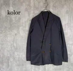 「レア」 kolor テーラードジャケット 夏服 3 ダブル ヴィンテージのサムネイル