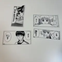 銀魂 クリアステッカー 神楽 志村新八