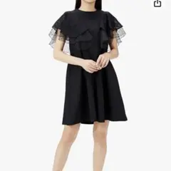リリーブラウン　フリルミニワンピース