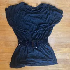 EGOIST・ウエストブラックスパンコールサマーTシャツ