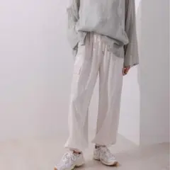 Eimee Law 2TEXリラックス　カーゴパンツ　ジョガーパンツ　イージー