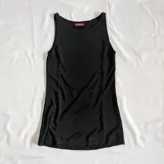 ストラネス STRENESSE チュニック丈 タンクトップ 黒 インナー Mのサムネイル