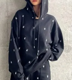完売品　GYDA ジェイダ　パーカー　　ブラック　Fサイズ　トップス　スウェットのサムネイル