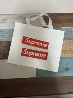 Supreme シュプリーム ショッパー エコバッグ 小 + ステッカー 2枚