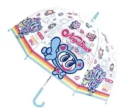 【入荷！新品タグ付き】エンジェルブルー　ワンタッチ 傘 55cm