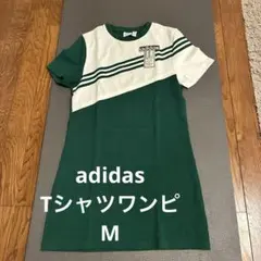 [美品]adidas 半袖ミニワンピース M