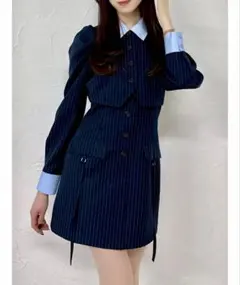 dazzlin ♡ パフスリーブレイヤードミニワンピース