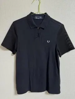 【SALE中！】FRED PERRY ネイビー　ポロシャツ 異素材