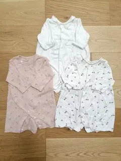 カバーオール　ロンパース　2wayオール　女の子　まとめ売り　50〜60