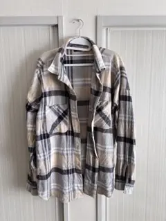【チェックシャツ】buck number L キレイめ　ネルシャツ　秋冬　メンズ