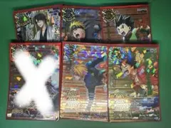 ミラクルバトルカードダス【友情タッグキャンペーン 5種】ミラバト/ルフィ他