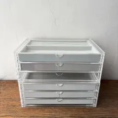無印良品 重なるアクリルケース 3段 アクセサリーケース 引き出し 2個セット