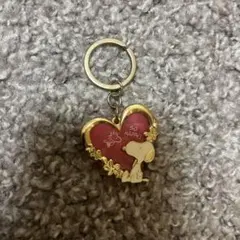 USJ スヌーピー ハート型キーホルダー