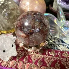 ✨️キラキラ虹入り✨️大きめのアメトリン丸玉 6,000円→5,000円 