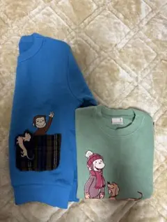 プティマイン　キッズ　長袖トレーナー　おさるのジョージ　110㎝