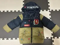 DOUBLE.B ダウンコート フード付き　100cm