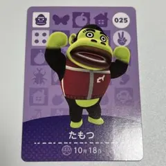 【新品未使用】 amiiboカード　たもつ