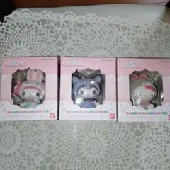 サンリオキャラクターズ　きぐるみーず　マイメロ　クロミ　キティちゃん