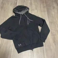 UNDER ARMOUR ‼️フルジップ パーカー ビッグロゴ ブラック‼️