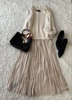 新品あり♡グリーンレーベル ツイードジャケット セットアップ M 入学式