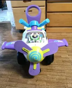 Disney Pixar Buzz Lightyear 飛行機 手押し車のサムネイル