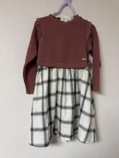 petit フリル付きワンピース 110サイズ