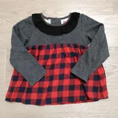 女の子 裏起毛長袖トップス 110センチ