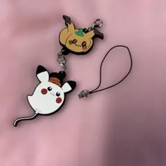 ポケットモンスター　ラバーストラップ　ハロウィンピカチュウ
