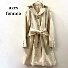 axes femme アクシーズファム アンティーク釦　レトロコート　M