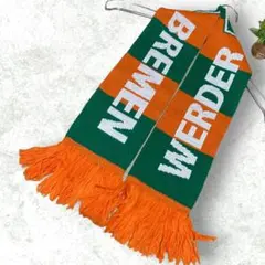 【入手困難】ブレーメン サッカーマフラー ブンデスリーガ 輸入品 ボーダー