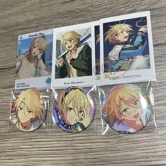 あんスタ　ALKALOID 白鳥藍良　紙類　缶バッジ