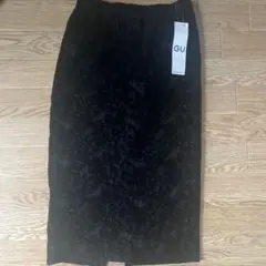 GU  ジーユー　ブラック レーススカート S  新品未使用